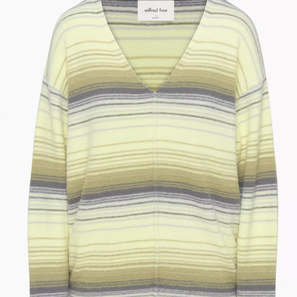 ARITZIA Wilfred Free Hush Knit V-Neck Sweater